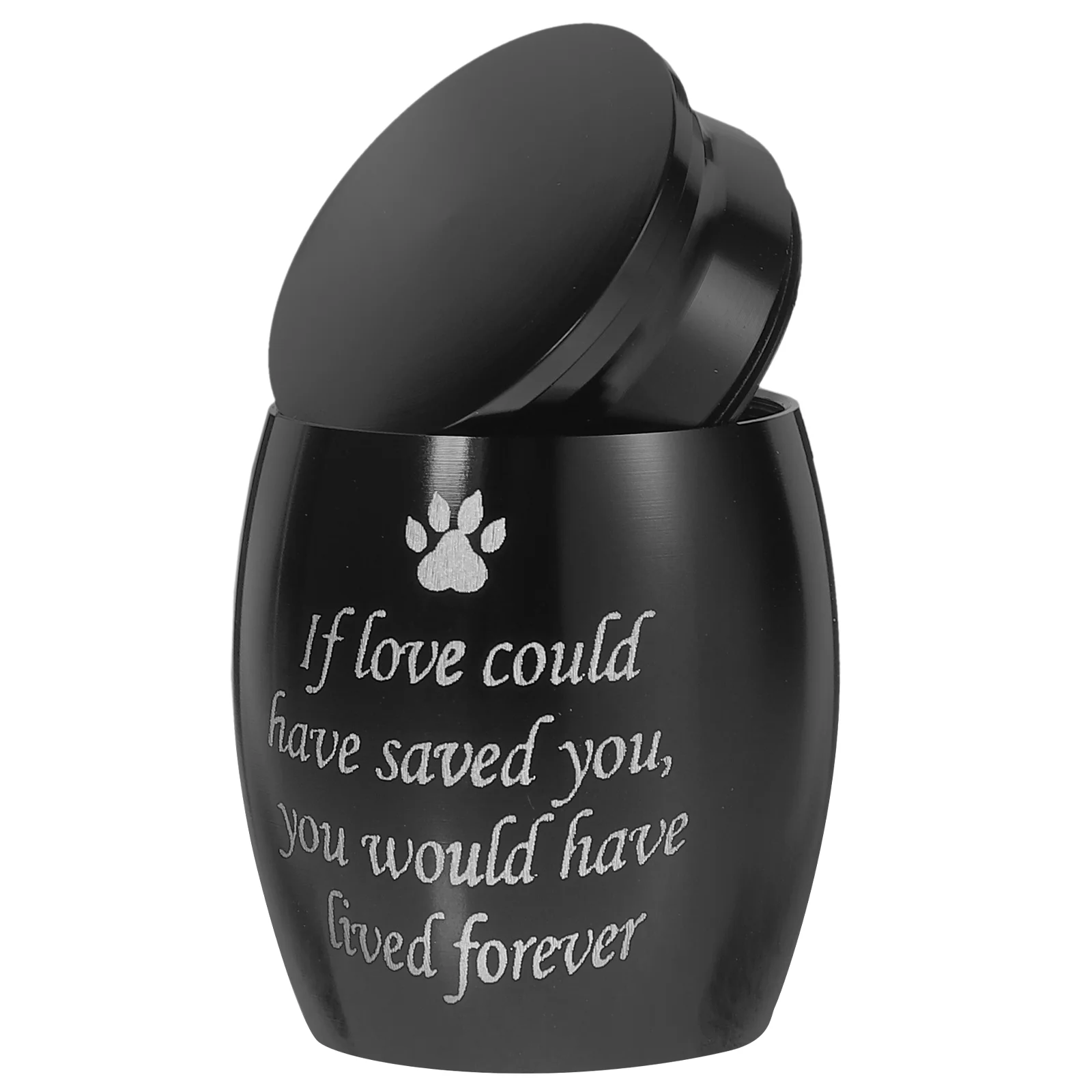 MINI PET Urn อลูมิเนียม Cremation Memorial PET Cremation Urn สัตว์เลี้ยง Funeral Keepsake Urn ขนาดเล็ก Urn สําหรับขี้เถ้าสัตว์เลี้ยง