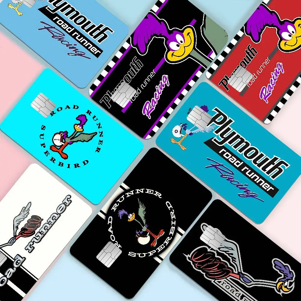 Plymouths Anmie Sticker Film Skin Cover for Credit Card Debit Bank Card Front