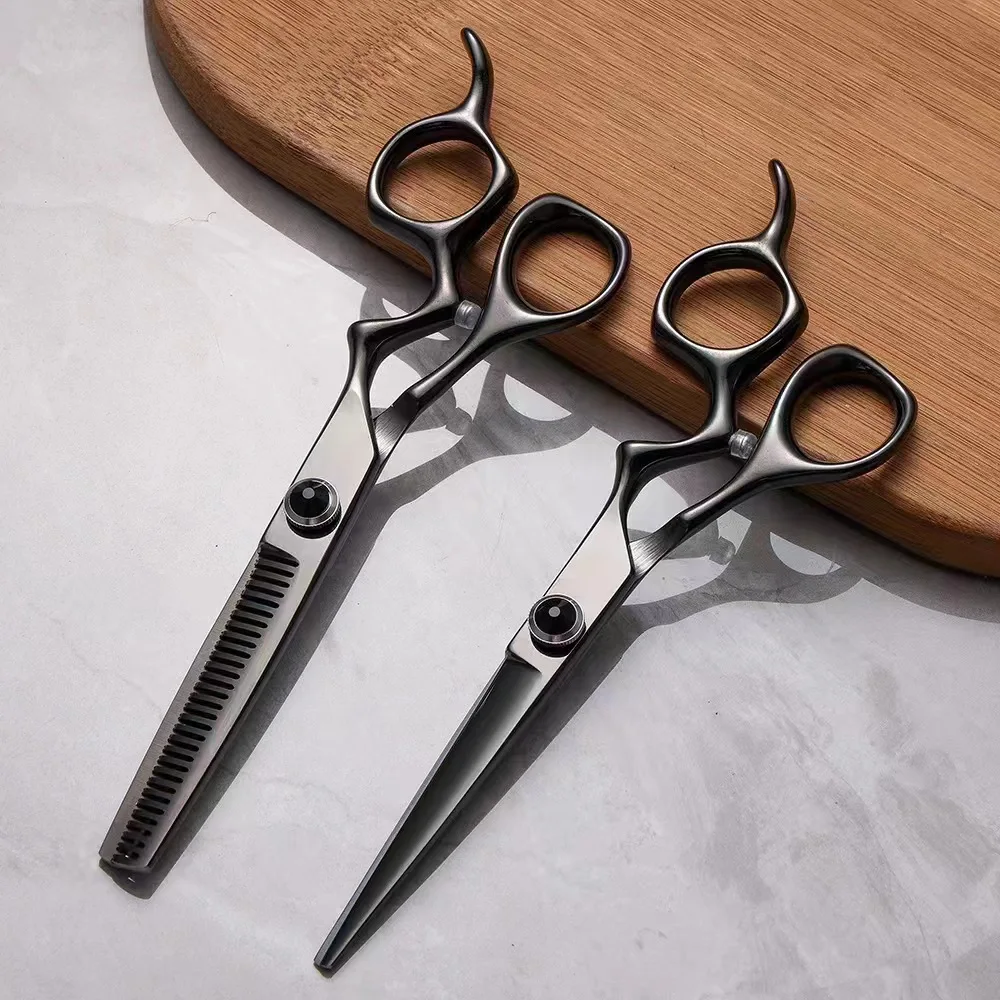 

Professional 6 inch Stainless Steel Hair Scissors for Barber Hairdressing Scissors Hair Cutting Shears Thinning Haircut Scissors