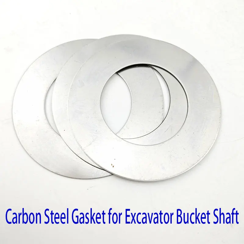 10pcs Excavator Bucket Shaft Bucket Pin Bucket Thin Steel Sheet Gasket Enlarged Round Metal Wear-resistant Shaft Washer