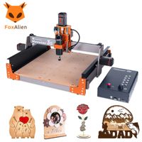 FoxAlien Masuter 3S CNC Wood Router Machine, 400W Spindle NEMA23 Closed-loop Motor for Woodworking Metal Milling Large Workspace