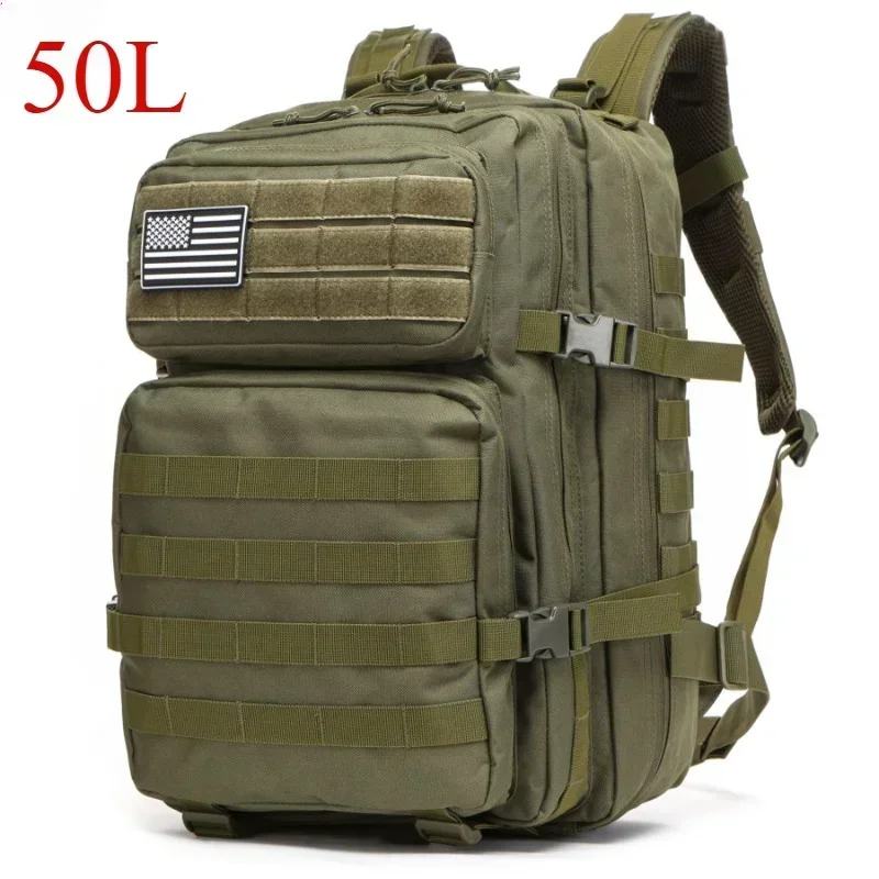 25L/50L Tactische Rugzak Molle Tas Outdoor Zakken Rugzak voor Wandelen Camping Trekking Jacht Vissen GYM Tassen Rugzakken