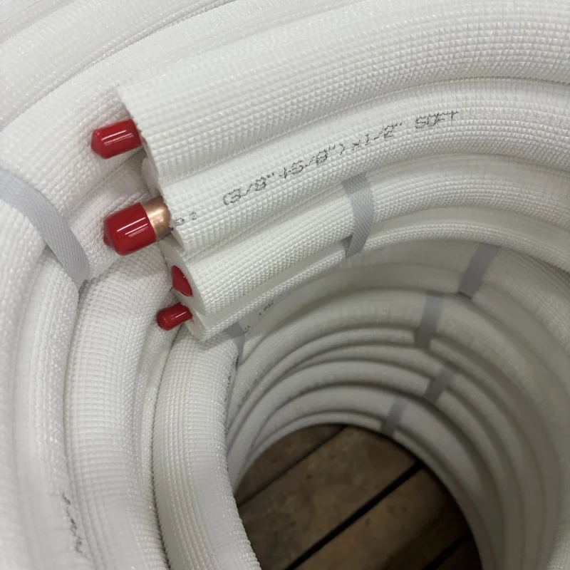 15m 20m 30m 50m Standard Insulated Copper Line Set Mini Split Air Conditioner Refrigerant Pipe