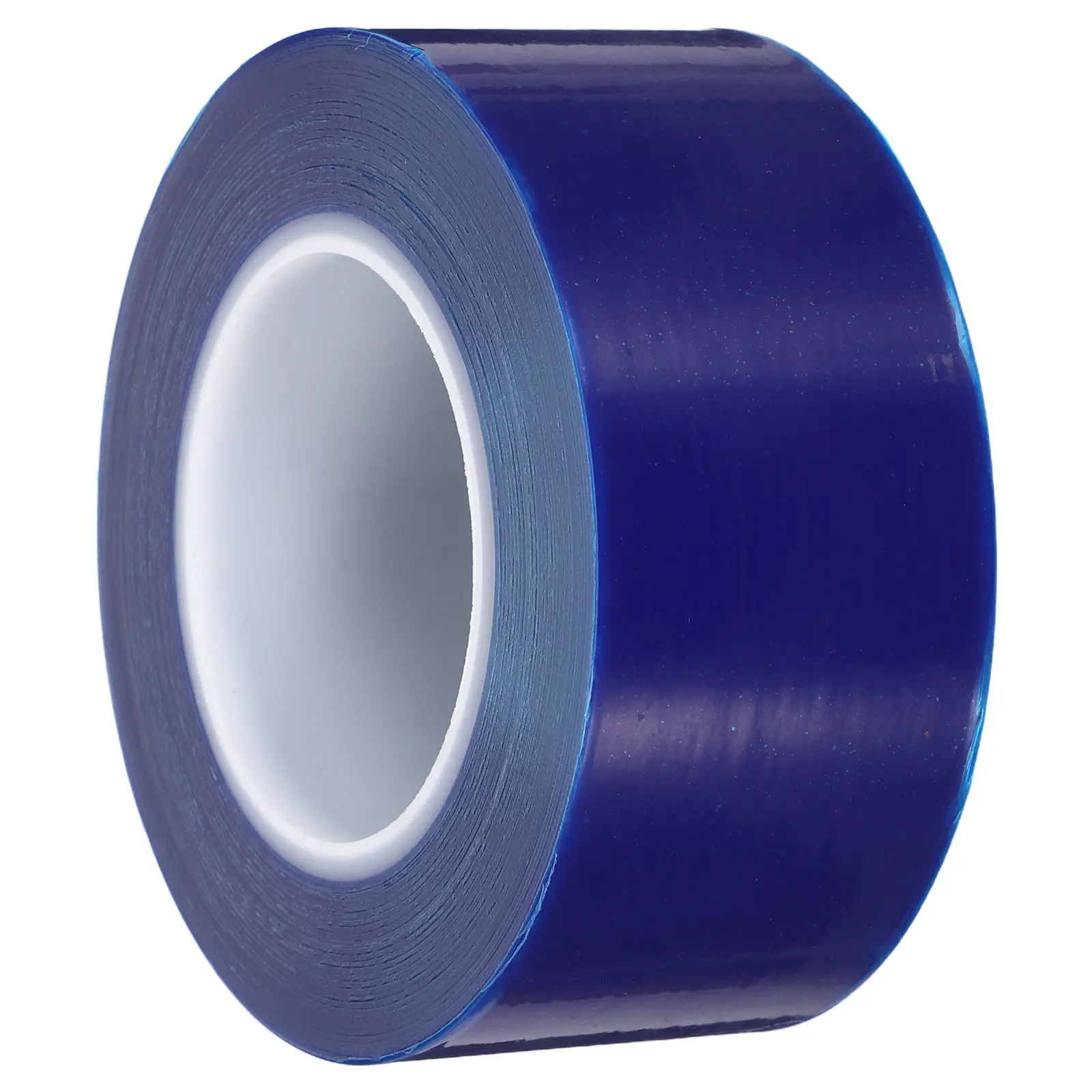 

1 Roll 2.36In X 656Ft Blue Pe Protector Wheel Protection Film For Car Tire Changing Hub Scratch Guard Repair Tools Rim