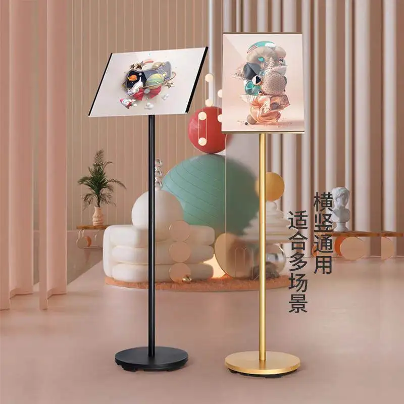 

Acrylic indicator vertical guide sign Floor water sign A3 Guide display stand A4 Billboard