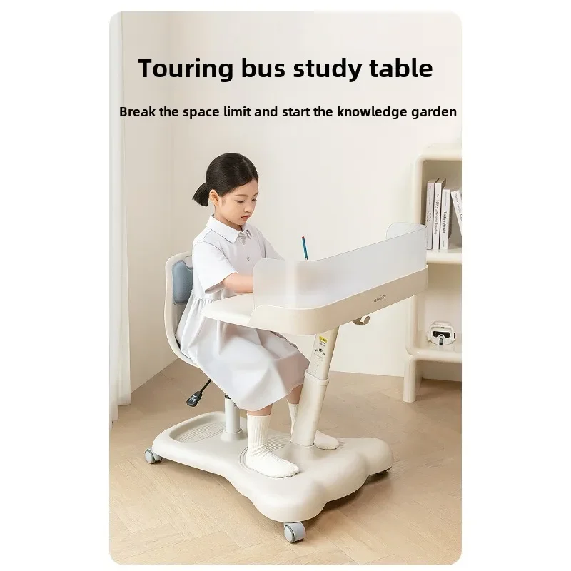 

Modern Design Children's Study Desk and Chair Set with Adjustable Height and Tiltable Desktop for Learning and Playing