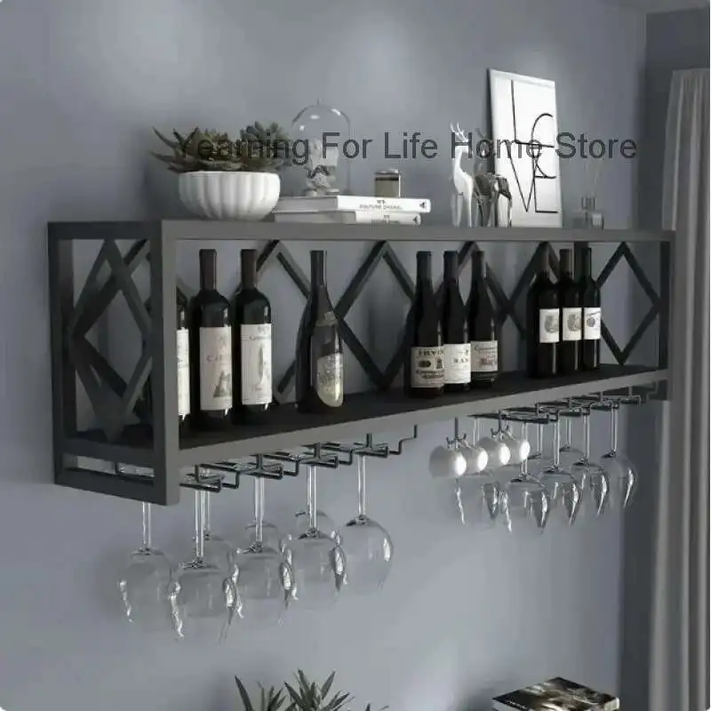 

Rustic Cabinet Wine Cabinet Luxury Storage Display Antique Wine Cabinet Bakers Tall Wall Lighted Metal Szafka Bar Decoration