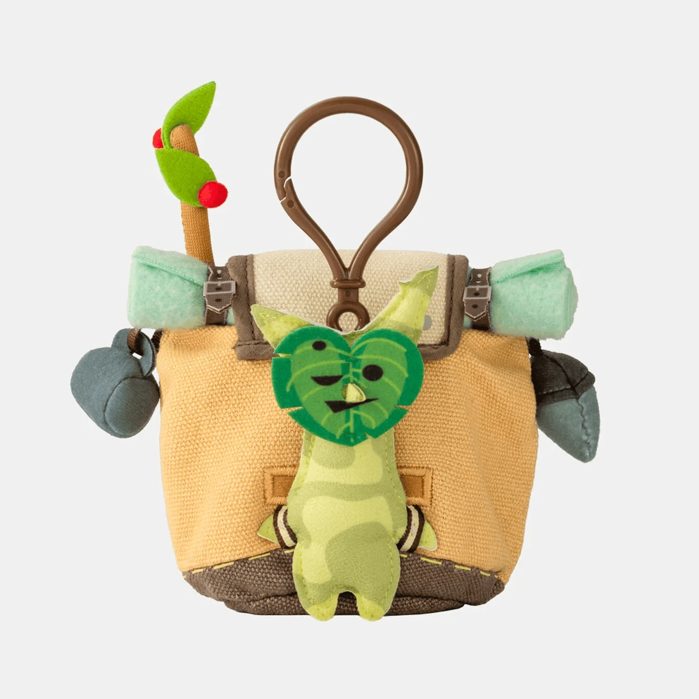 Juego Tears of the Kingdom bolso llavero bosque hoja alternativa elfo semilla hombre Korok mochila Cosplay Doujin regalos