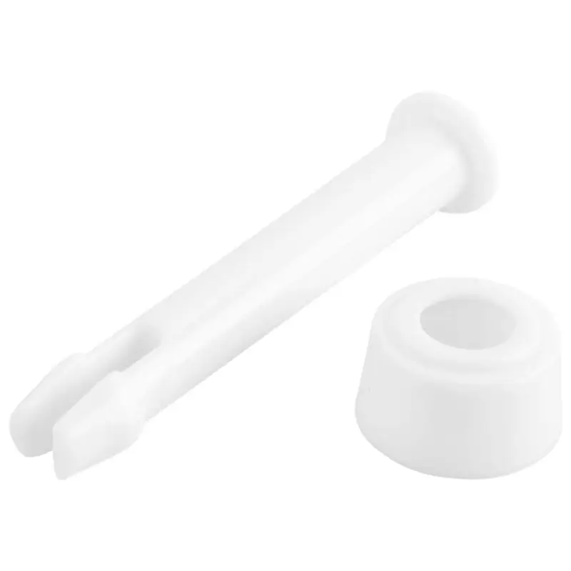 HOES-24 Pcs Plastic Pool Joint Pins & 24 Pcs Rubber Seals For Above Ground Round Frame Pool Parts 28270-28273(2.36In)