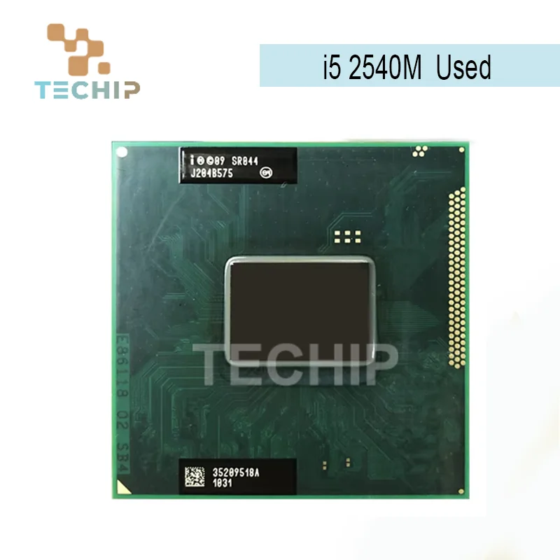 100% original Core i5-2540M i5 2540M SR044 CPU Laptop Processor Socket G2 / rPGA988B