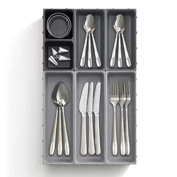 Kitchen Drawers Knives Forks Storage Boxes Trays Dishes Soup Spoons Cutlery Dividers Organizers