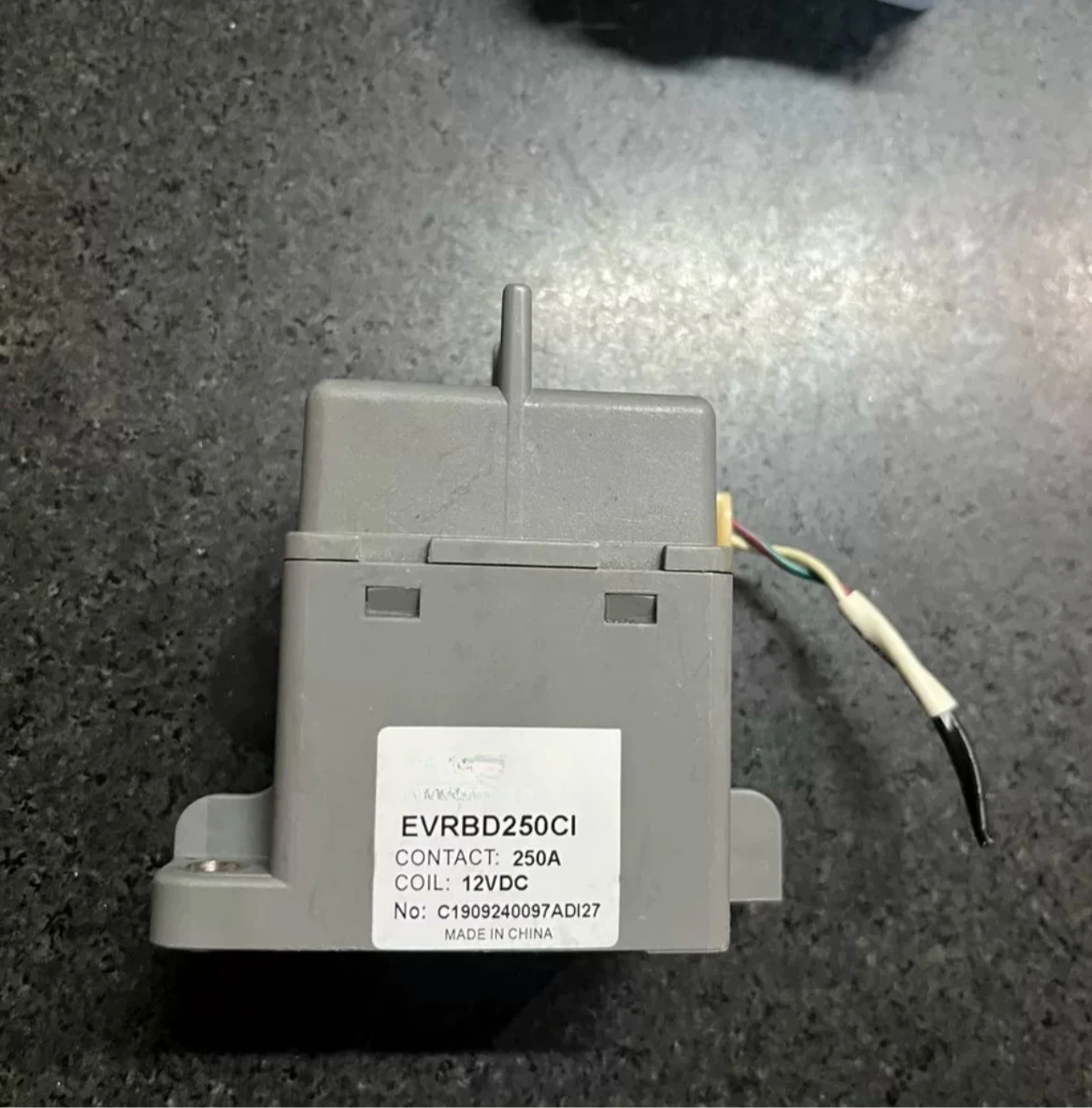 Second-hand, new energy vehicle relay 12V 250A disassembly