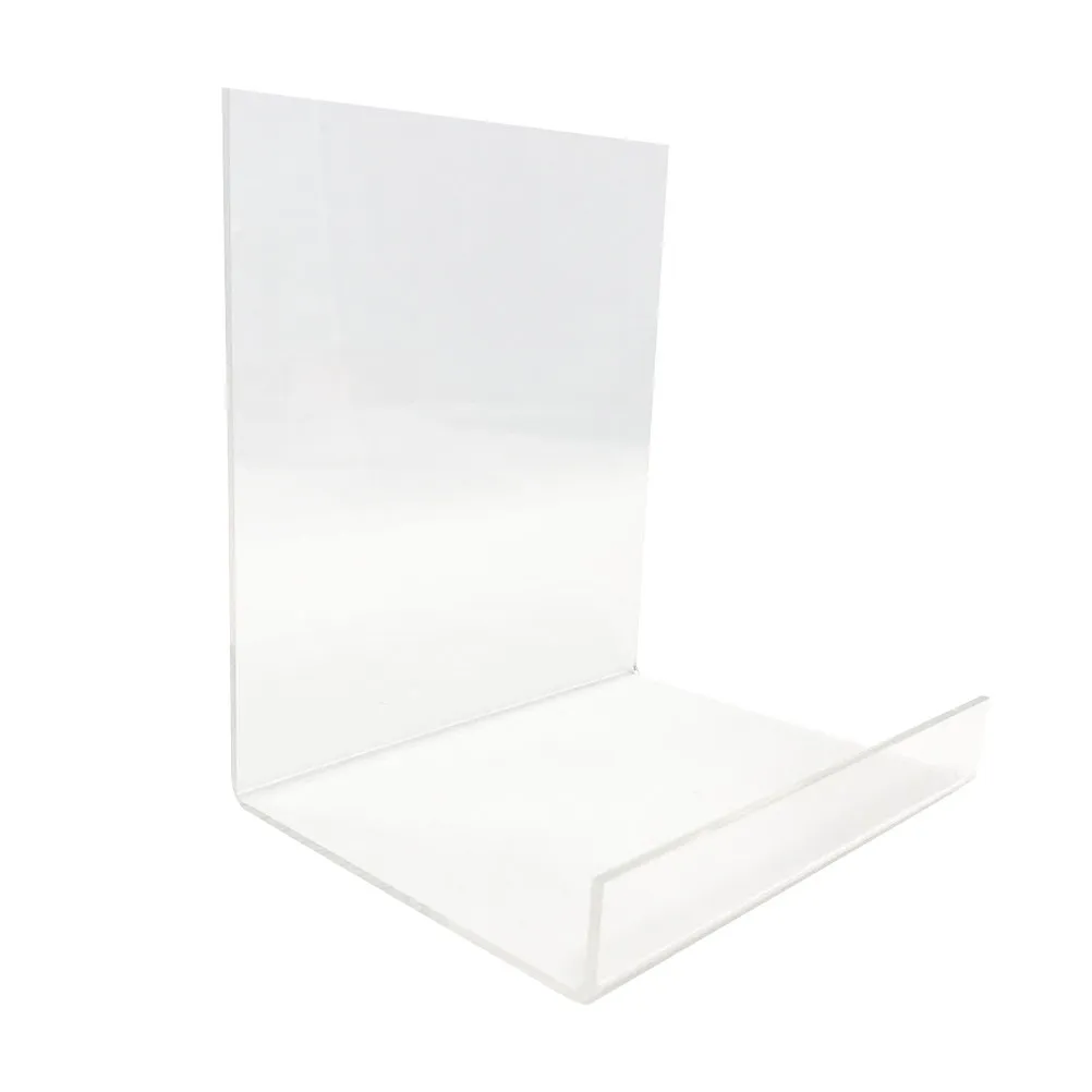 2Pcs Acrylic Book Stoppers Retractable Sturdy Bookends Desktop Organizer Book Frame File Holder for Home Office Bookshelf