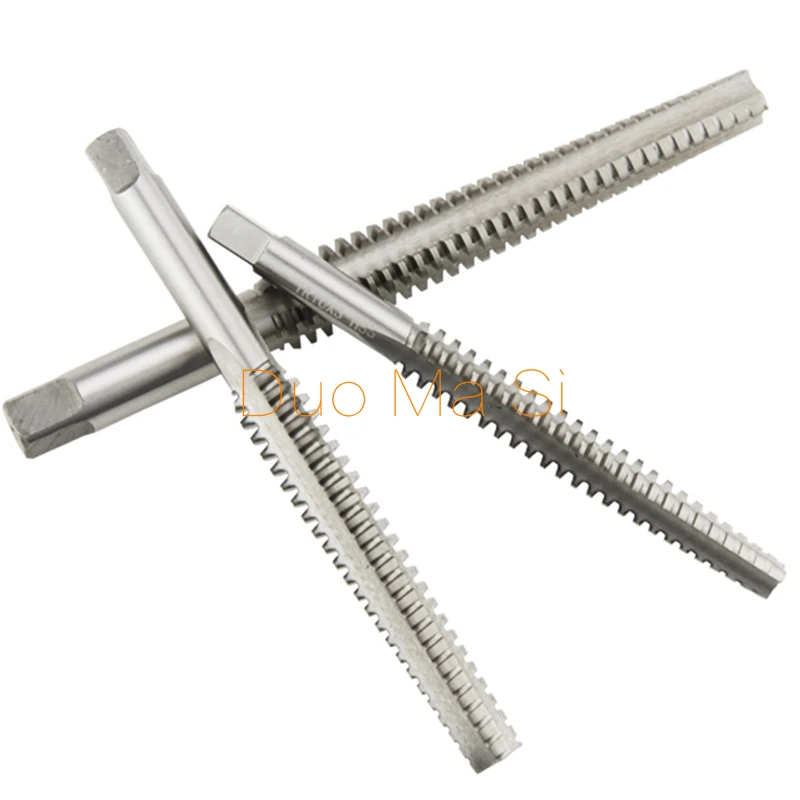 Imagem -02 - Conjunto de Torneira e Matriz de Rosca Trapezoidal Hss Direita Esquerda Tr8 Tr10 Tr12 Tr14 Tr16 Tr18 Tr20 Torneiras de Parafuso Métricas t8 T10 T12 Pcs