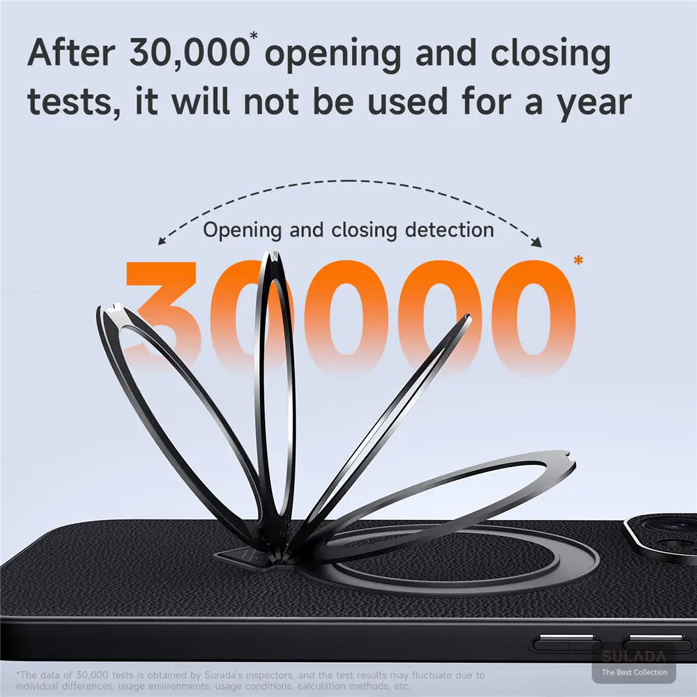 حافظة من جلد البقر الطبيعي المغناطيسي ، غطاء خلفي بقوس ، نحيف ، مناسب لهاتف آيفون 16 برو ، 16 ، 15