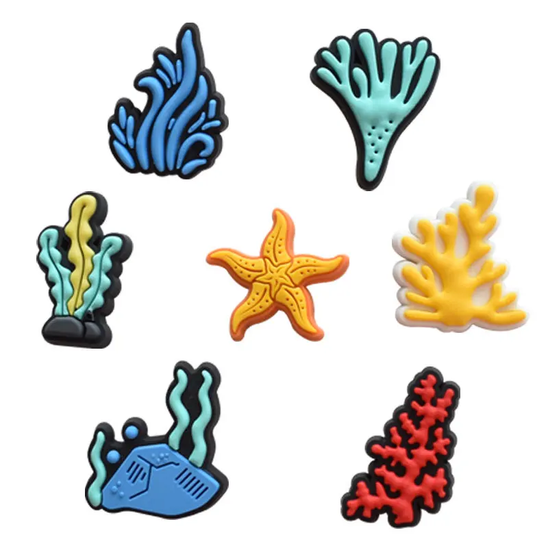 vis serie PVC schoen Charmes Slippers Gesp combinatie Fit Polsbandjes accessoires Decoratie Bands cadeau unisex feest