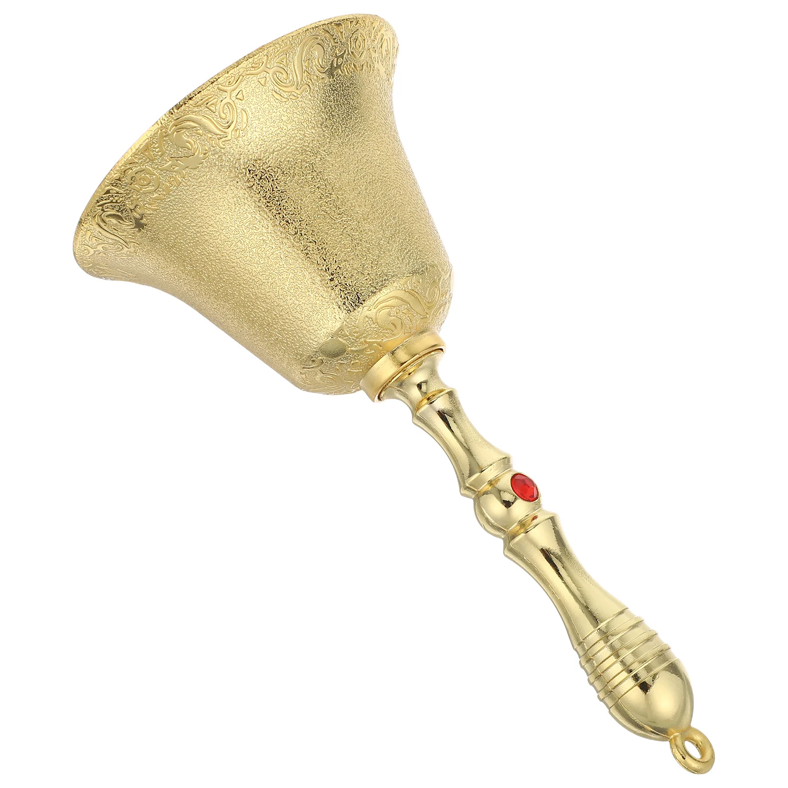 Christmas Jingle Vintage Metal Handbell Super Loud Hand Call Bell for Restaurant Dinner Service Dining Hand Bell