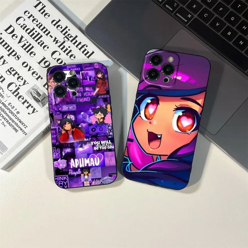 Aphmau-juego De Vídeo Para Apple Iphone14, 13, 12, 11 Pro Max, Mini Plus, Xr, 8, Fibra Capa De Pele, Aphmau, Jared