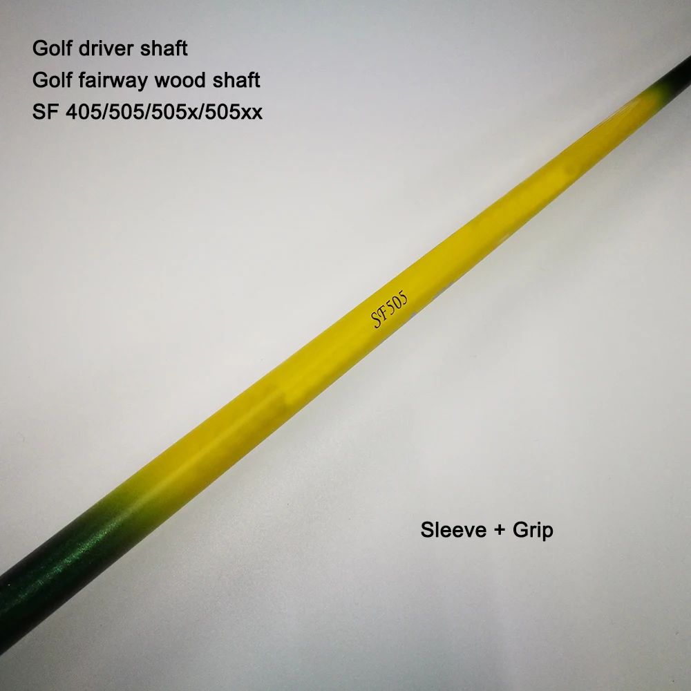 

Новый желтый SF405/SF505/SF505X/SF505XX Вал водителя гольфа Fairway Деревянный графит Вставной рукав Ручка