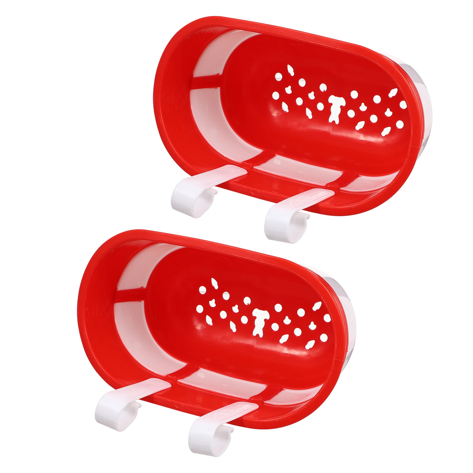 

2pcs Kids Bike Basket Front Scooter Handlebar Storage Container Durable Plastic Child Basket For Bottles Snacks Wide