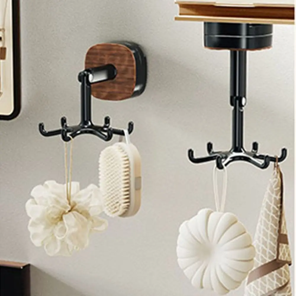 

Присоска 360° ° Вращающийся крючок, крючок с 6 когтями, стеллаж для хранения столовых приборов в скандинавском стиле, компактный многоцелевой держатель для кухонной утвари