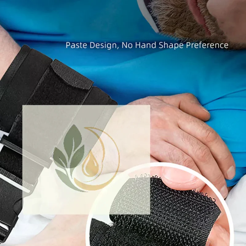Bed Restraint Strap for Upper & Lower Limbs Fixation, Anti-Scratch Wrist Ankle Binding Restraint Belt for Patient Care