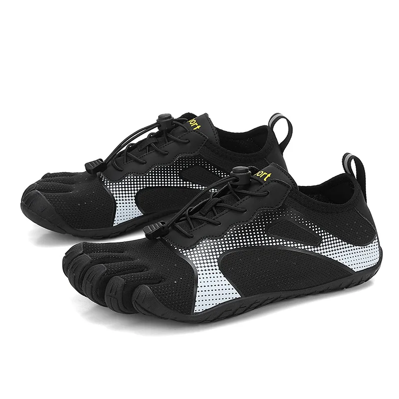 

Breathable Split Toe Five Finger Water Shoes Black Pink Zero Drop Non Slip Men Women Beach Squat Yoga Gym Training Sneakers