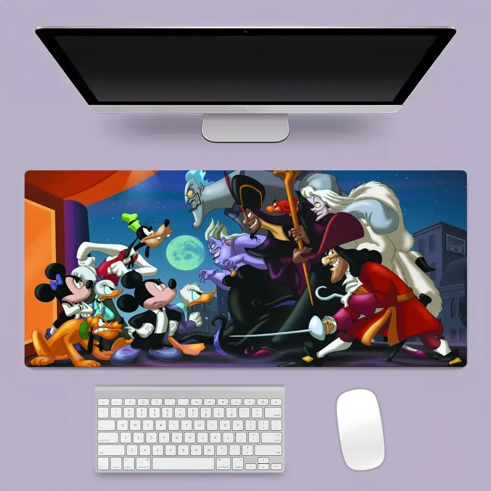 MINISO Disney Ursula Villains Mousepad Office Large Mouse Mat Keyboard Mats Rubber PC Computer Game Big Anti-slip Mice Mat