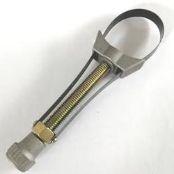 Dismountable Hook Spanner Auto Oil Filter Removal Tool Cap Spanner Strap Wrench Diameter 60mm To 120mm Adjustable Hand Tool