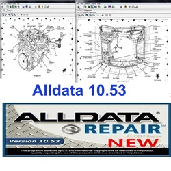 2023 Newest alldata 10.53 Car Software mitchell demand 2015 auto repair all.data car software with Wiring diagram help install