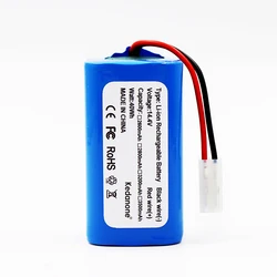 14,4 V 2600mAh Lithium-Ionen-Akku, 18650 Akku geeignet für Xiaomi G1 Mi Essential MJSTG1 Roboter Staubsauger,