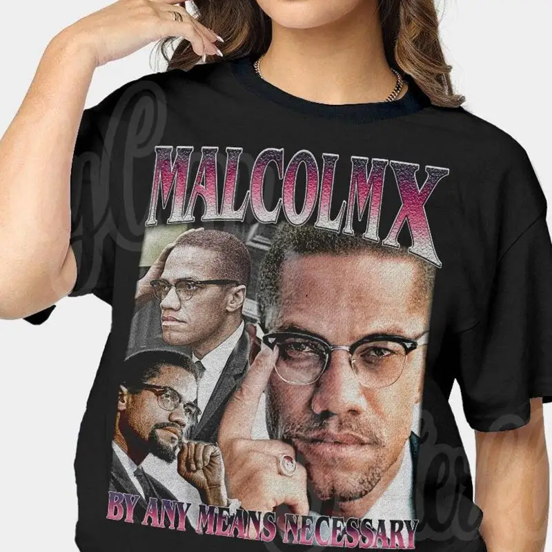 

Malcolm X T Shirt Vintage STYLE