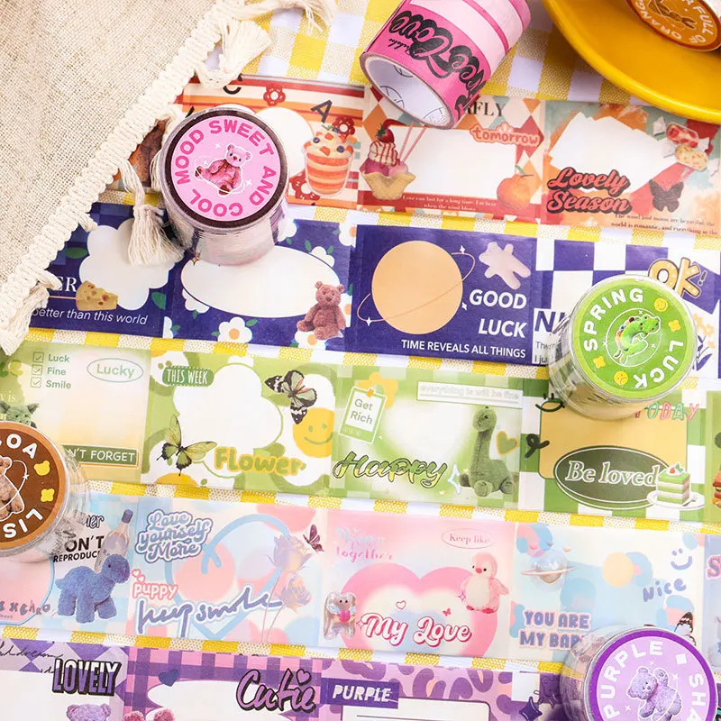 Sweet Cool American Style Washi Tape Landscaping Frame DIY Scrapbooking Diary Album Photocard Journal Masking Tape Stationery