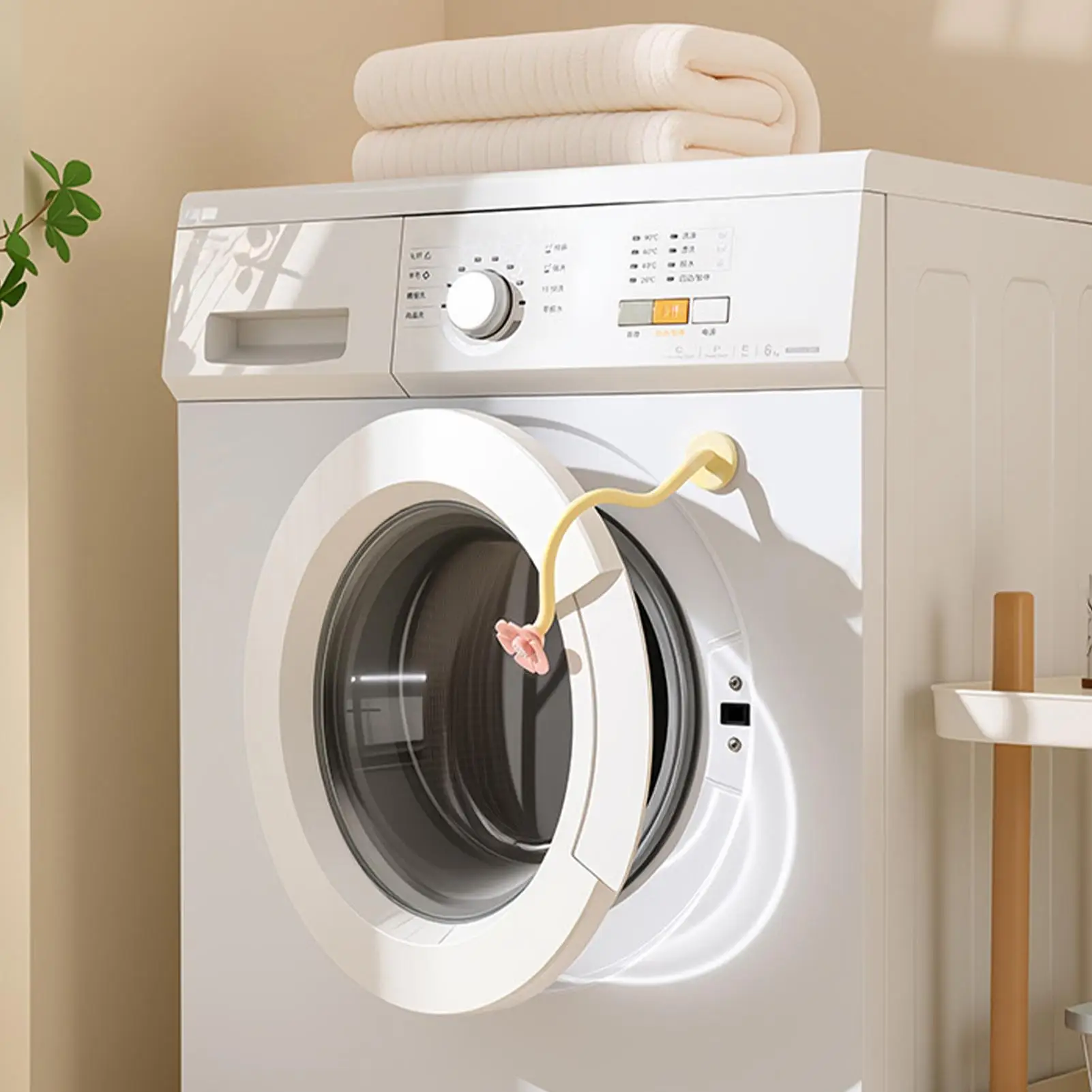 

Дверная опора для стиральной машины с фронтальной загрузкой, аксессуары для стирки в форме цветка, магнитный держатель для двери стиральной машины для студенческих общежитий, прачечной