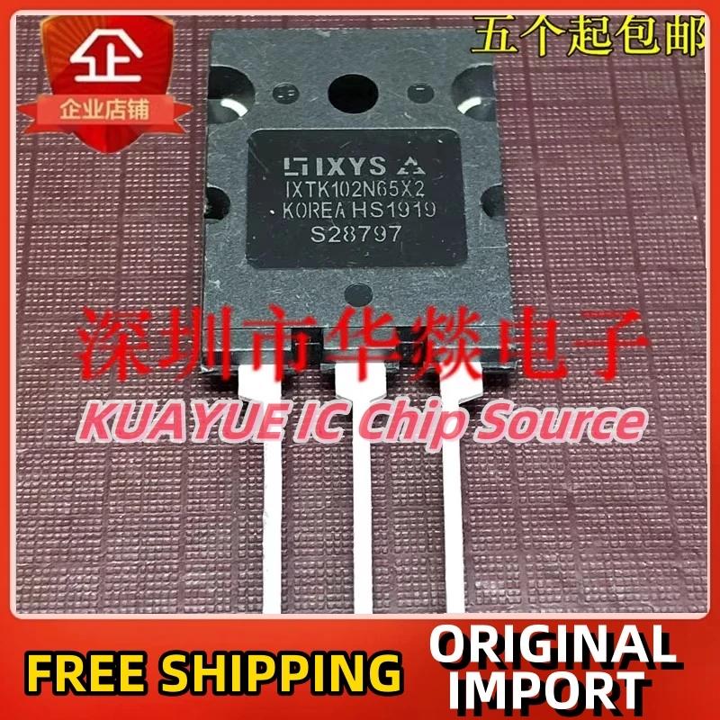 

10PCS-30PCS IXFK102N65X2 TO-3PL 650V 102A Fast Shipping Quality Guarantee