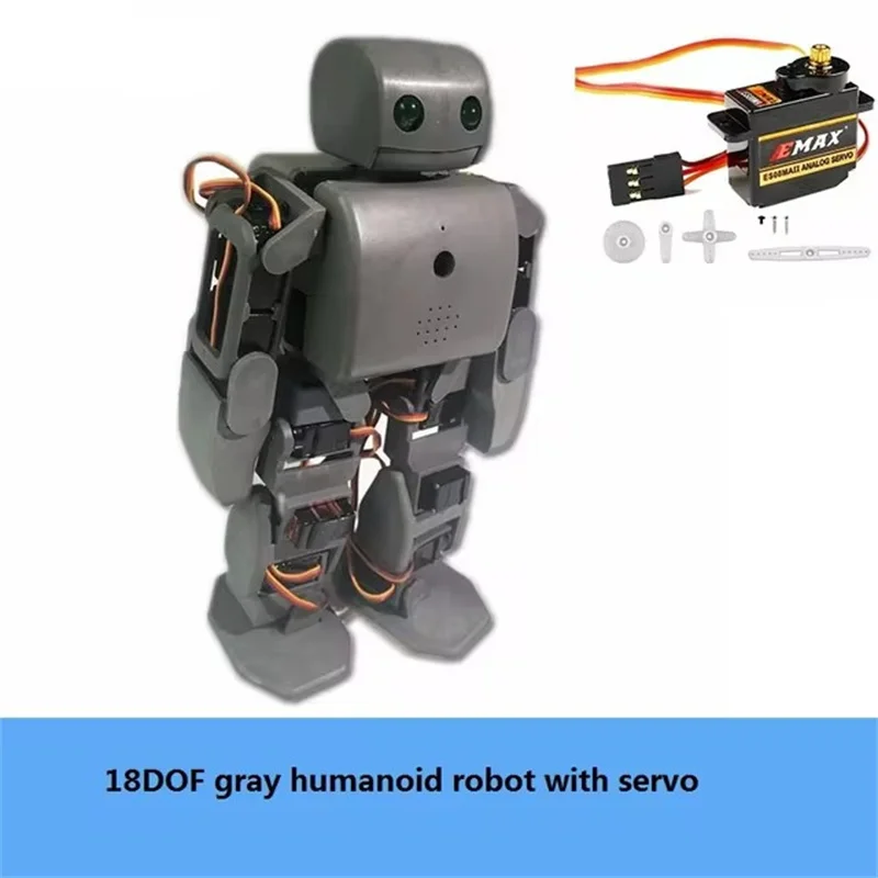 18DOF VIVI Biped Humanoid Robot Shell No Servo 3D Printed Robotic Model Education DIY Unassembled Free Screw,Manual