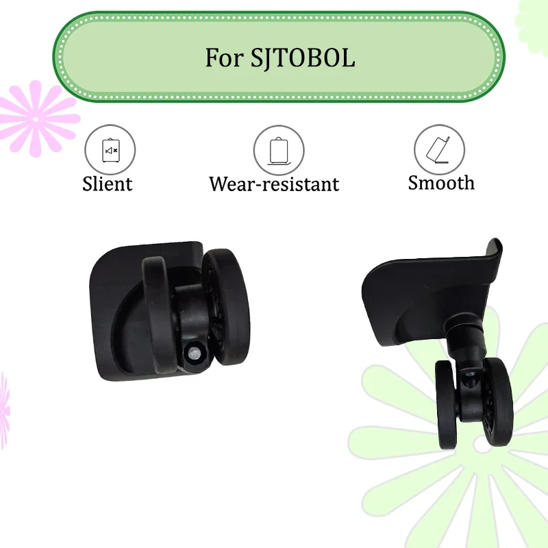 

Fits SJTOBOL T59A Model Universal WheelReplacement Suitcase Dual WheelEasy-to-install AttachmentTrolley Spare Universal Wheel