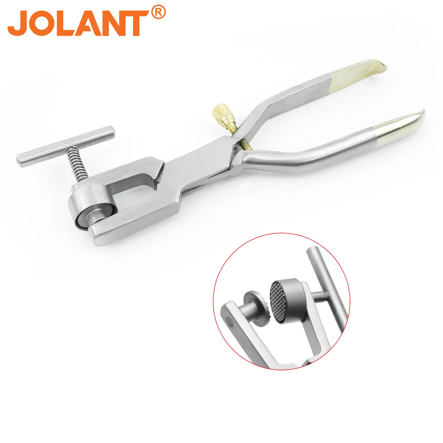 

JOLANT Dental Orthodontics Bone Crusher Forceps Stainless Steel Oral Implant Bone Mill Morselizer Instrument Dentist Tools