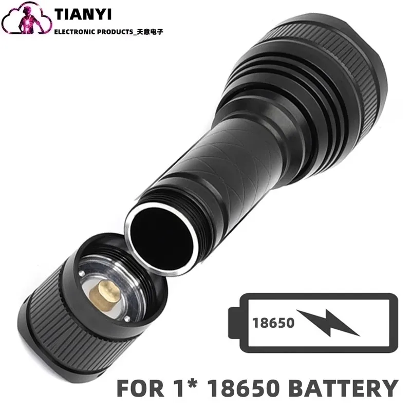 Infrared flashlight, lens LED flashlight for night vision equipment, zoom infrared illuminator fast focus, with dimmer switch