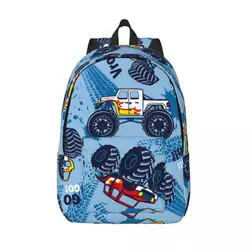 Schoolbag Student Backpack Monster Truck Cars Shoulder Backpack Laptop Bag School Backpack