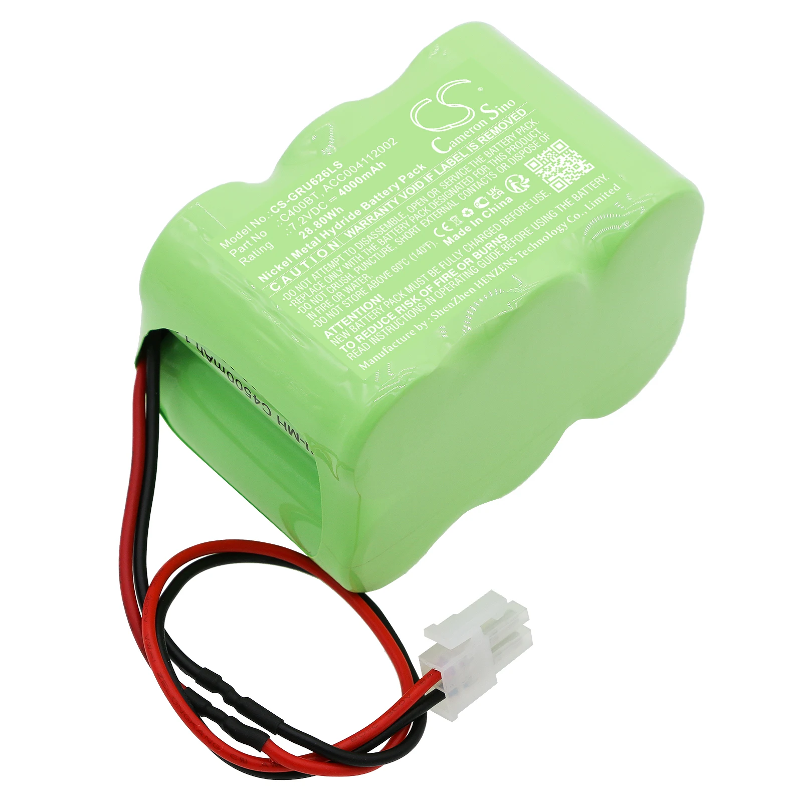 CS Replacement Battery For Legrand 062632, 660975 ACC004112002, C400BT 4000mAh / 28.80Wh Equipment, Survey, Test