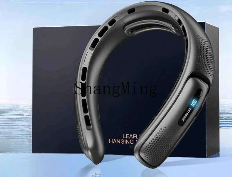 مروحة الرقبة ZYY المحمولة المحمولة الكبيرة بدون شفرات الرياح الصغيرة الصامتة وعمر البطارية الطويل في الهواء الطلق