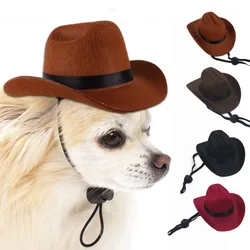 New pet hat cosplay, the latest hot selling accessory, handsome photo taking, casual style, cat, dog, western cowboy hat