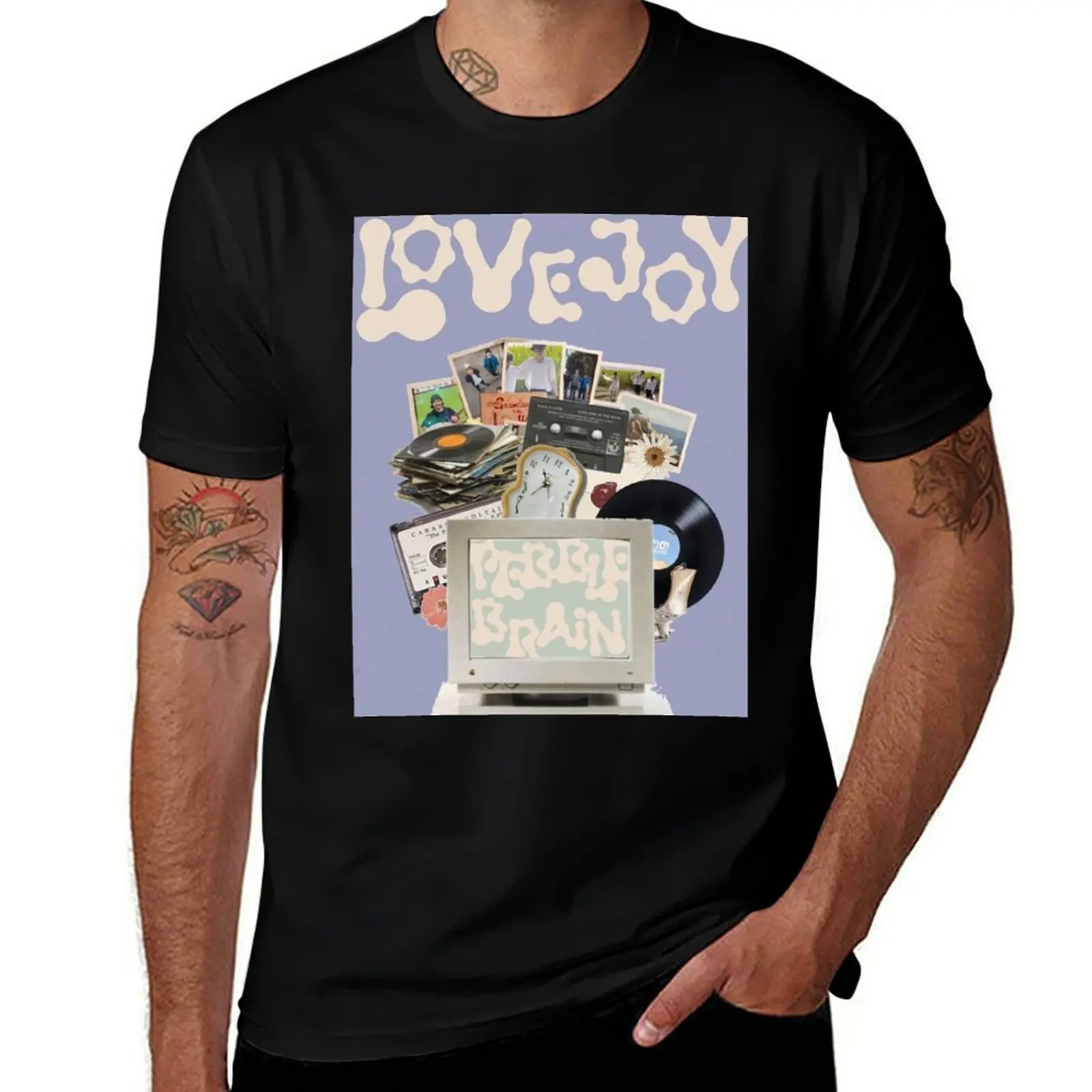 

Pebble Brain T-Shirt plus sizes street wear custom shirt T-shirts for men cotton