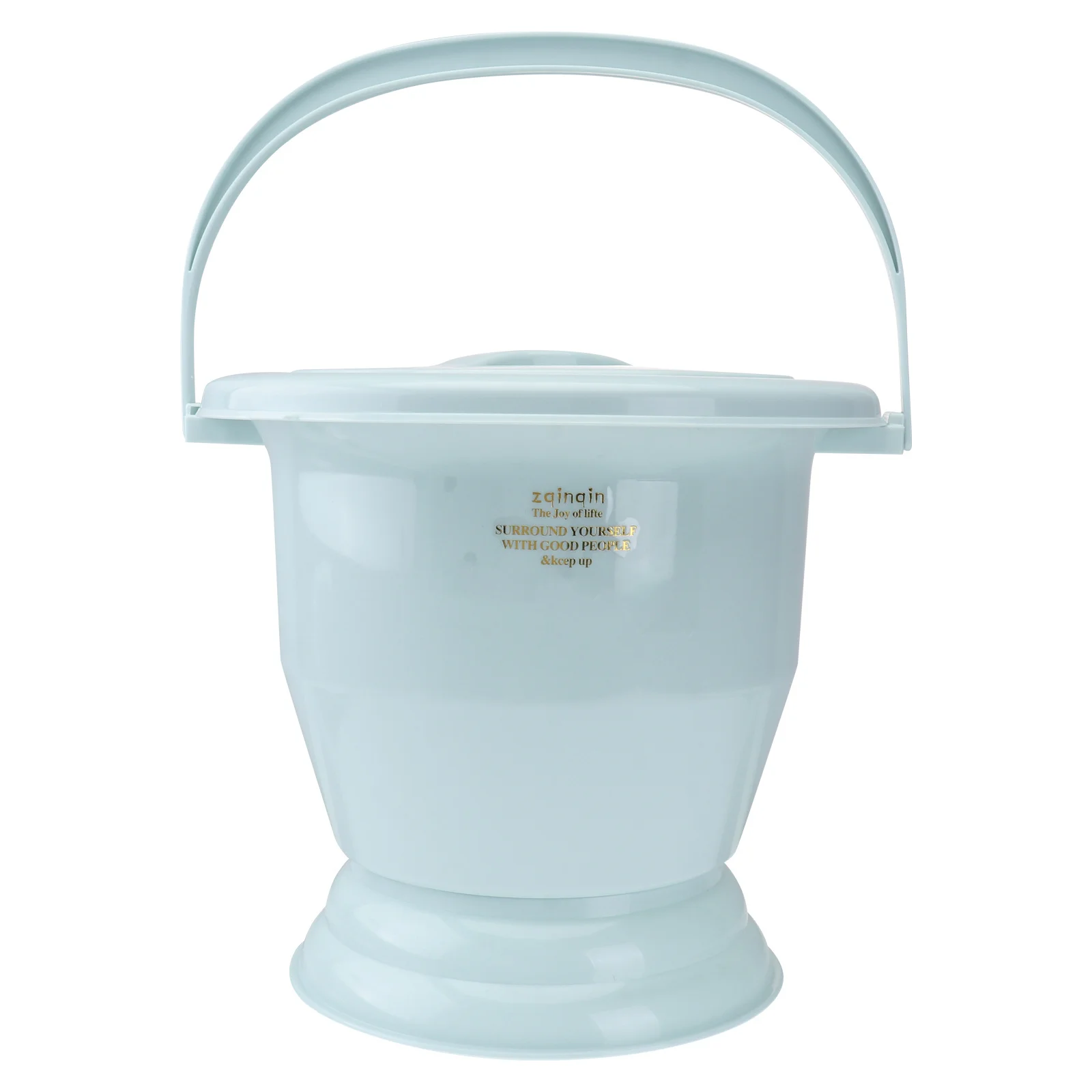 يده قعادة سميكة Pp البلاستيك المحمولة Bedpan لكبار السن الكبار الأطفال ليلة استخدام مبولة منزلية مع قفل غطاء الغرفة #4