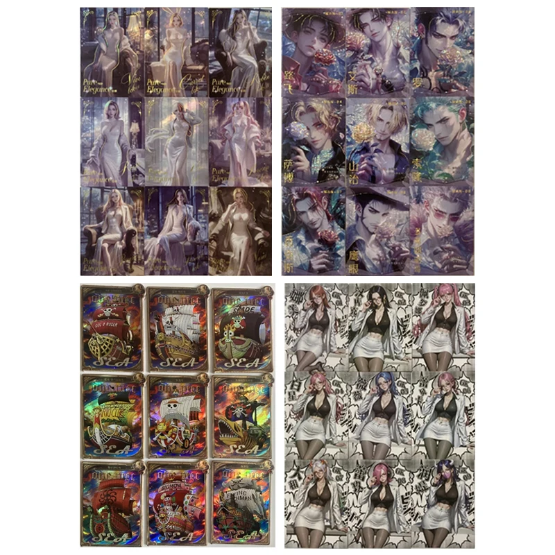 

Цельный набор карт японского аниме Boa Hancock Portgas D. Ace Sanji, коллекционные карты, подарки на Рождество, день рождения, детские игрушки