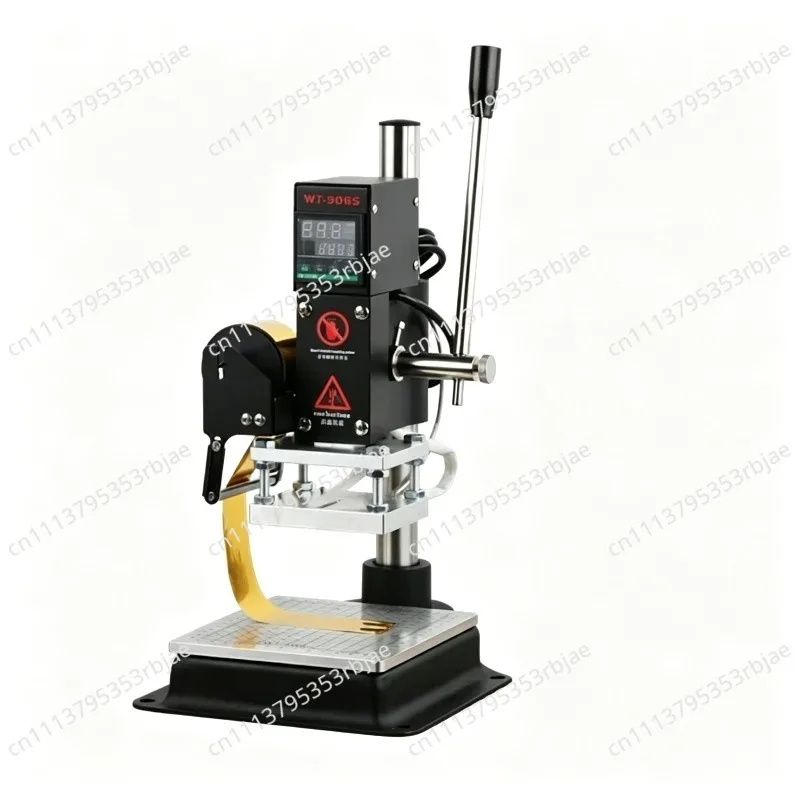For  500W Heat Foil Stamping Machine – Manual Embossing Press with Paper Holder for Leather & PVC Materials