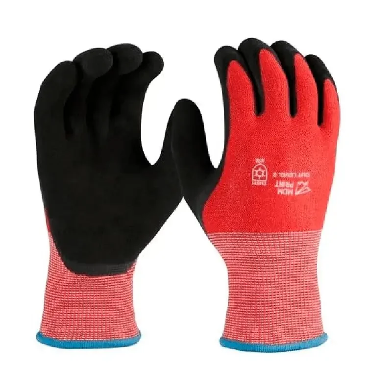 

Cut Level 2 Nitrile Dipped Gloves - 2X-Large, A2 Cut Level, 15 ga, Red, 2XL ( 11 )
