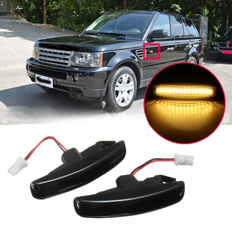 Per Land Rover LR2 LR3 LR4 L322 Parafango Luce Led Indicatore Di Direzione Laterale Che Scorre-image