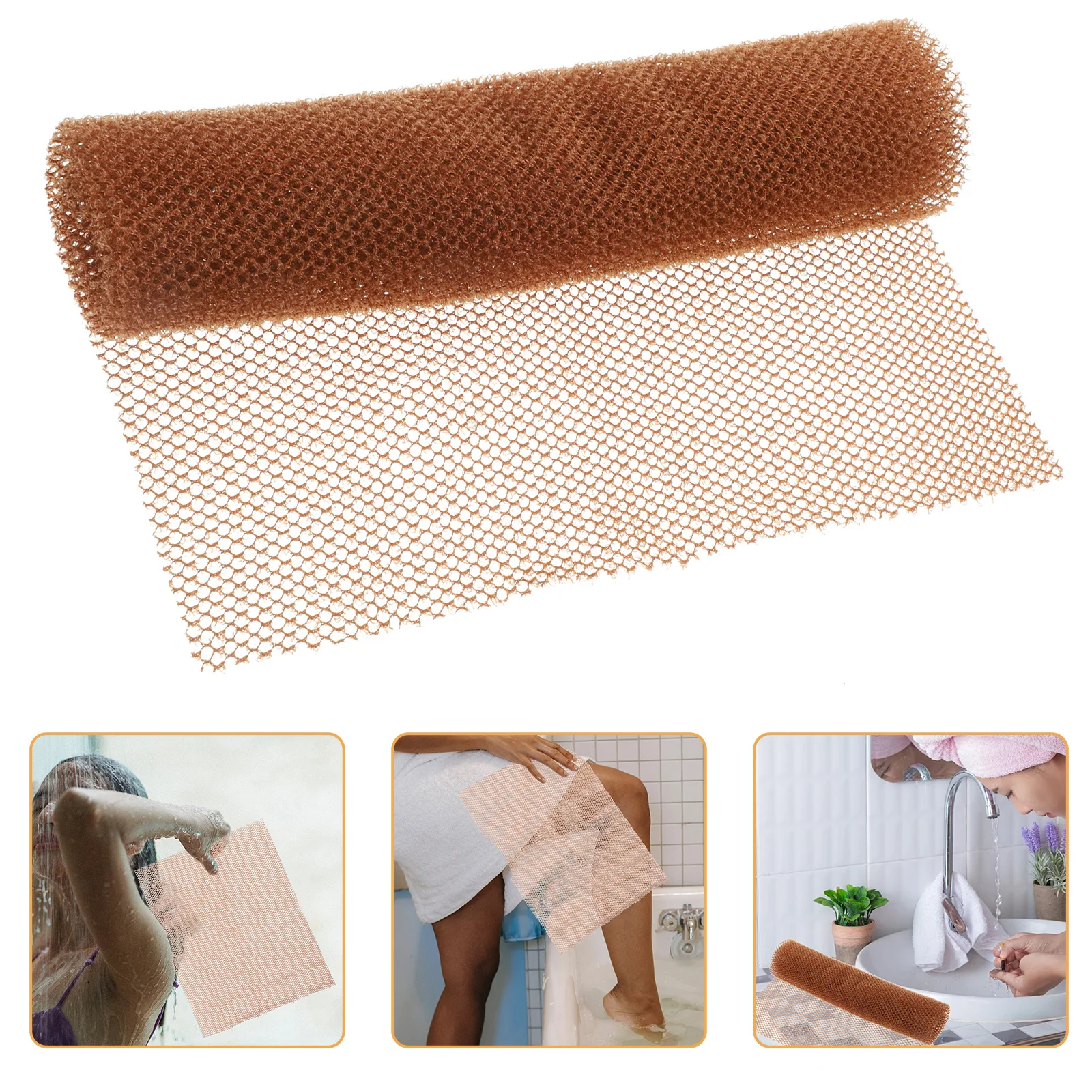 

Shower Back Scrubber Exfoliating Body Washing Tool Bathing Nylon Long Handle Scrubber For Women Men Hard To Reach